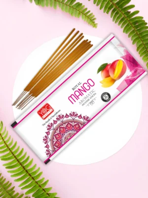 YogMantra Royal Mango Incense Sticks Pouch (pack of 12)